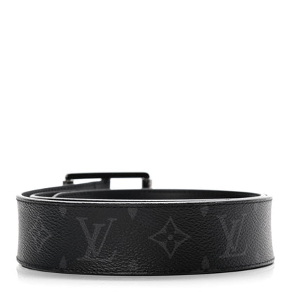 Louis Vuitton Monogram Eclipse 35 MM Voyager Belt 85 34 2 of 5
