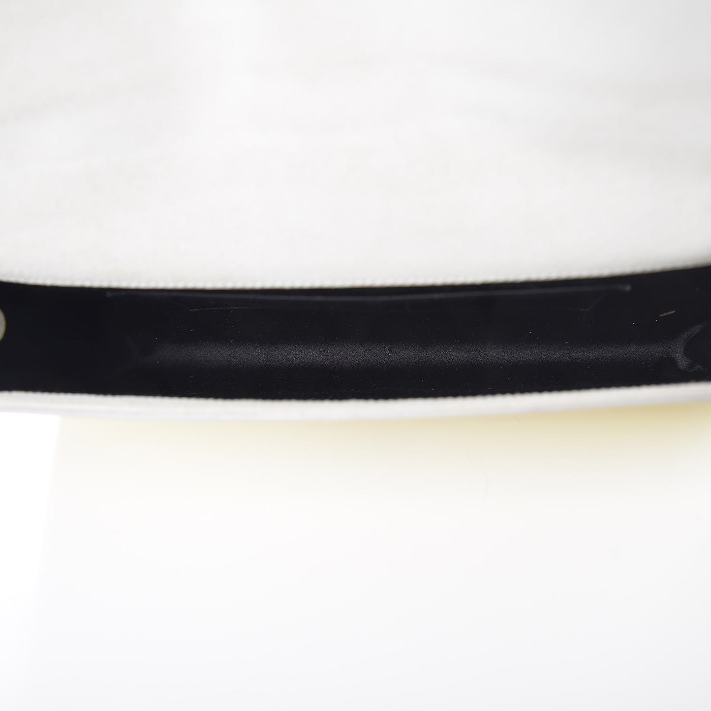 Patent Calfskin Ombre Monogram Large Belle De Jour Clutch Ivory Black