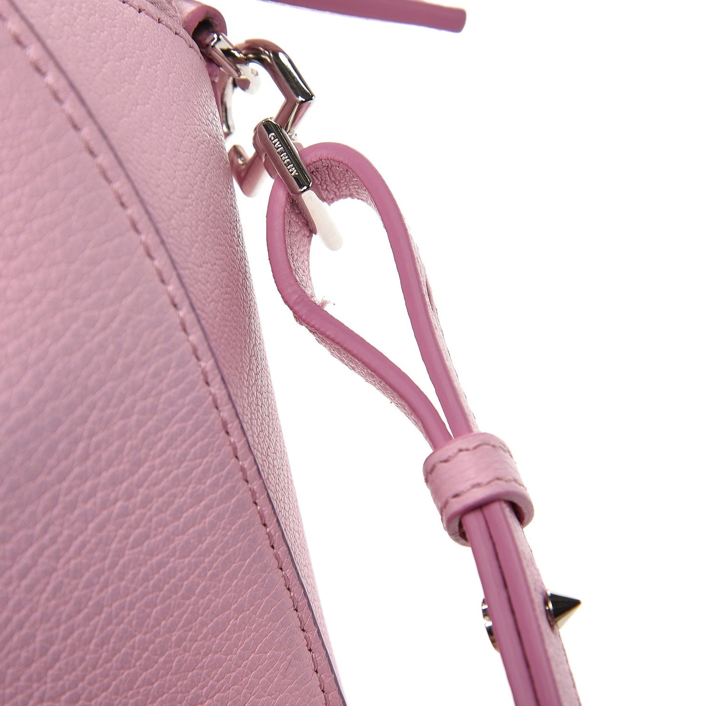Sugar Goatskin Mini Antigona Bright Pink