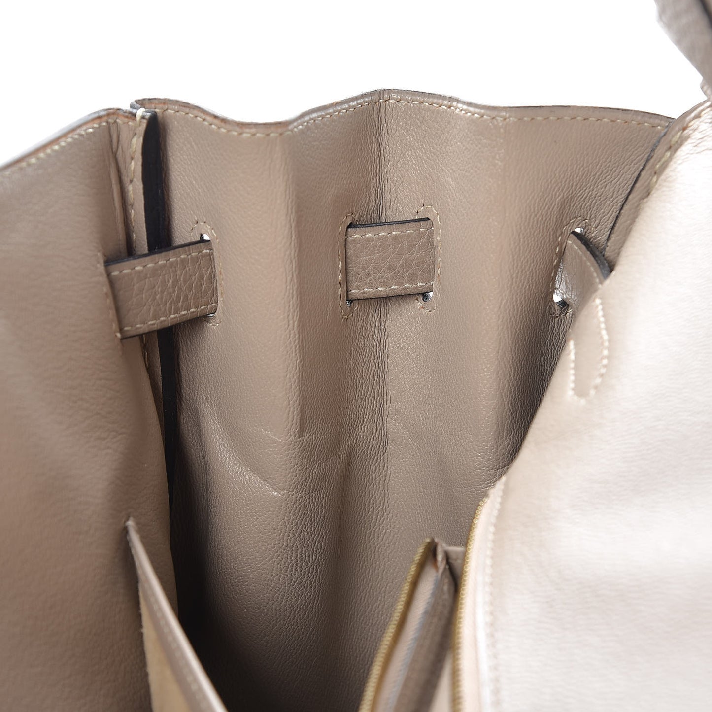 Taurillon Clemence Birkin 35 Gris Tourterelle