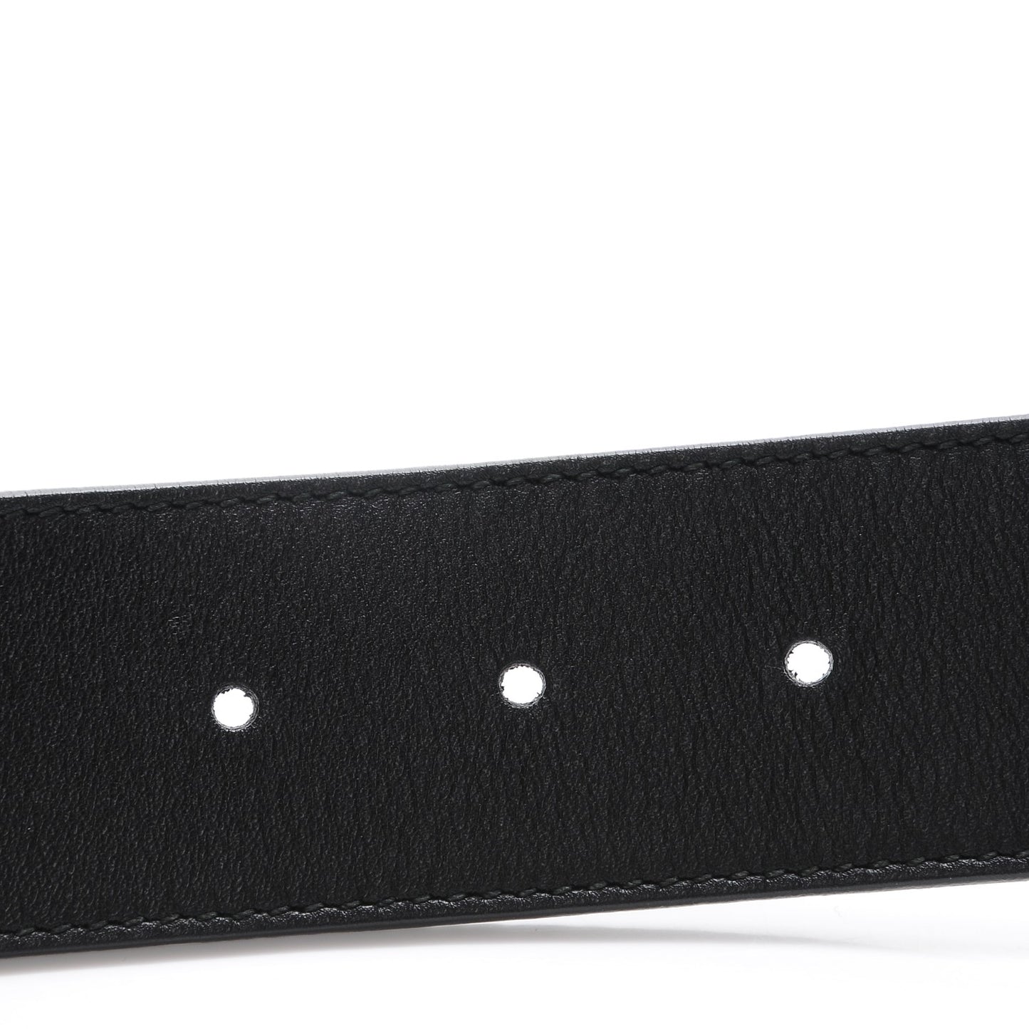 Moon Calfskin Double G 40mm Belt 75 30 Black