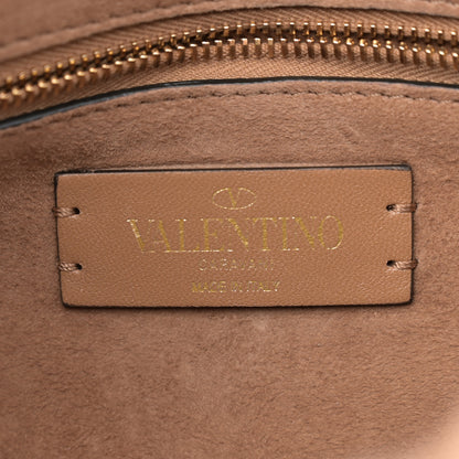 Valentino Garavani Cashmere Medium Roman Stud Shoulder Bag Brown 6 of 11