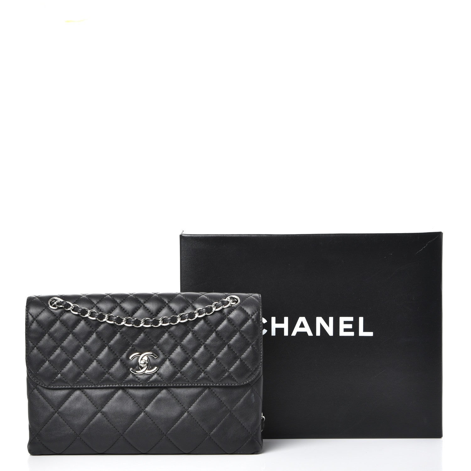 Chanel Calfskin Quilted In The Business Flap Bag Black 11 of 11