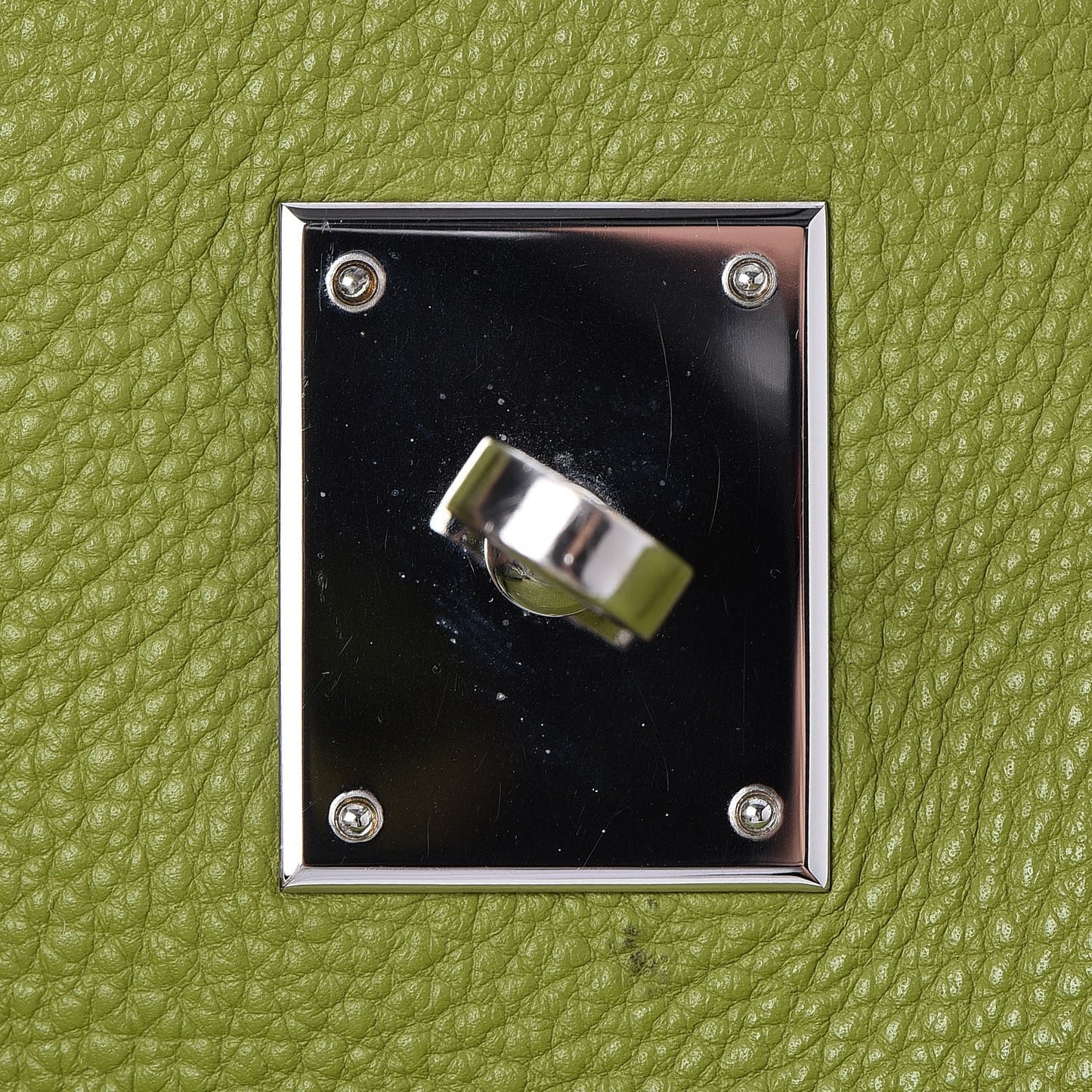 Taurillon Clemence Birkin 35 Vert Anis