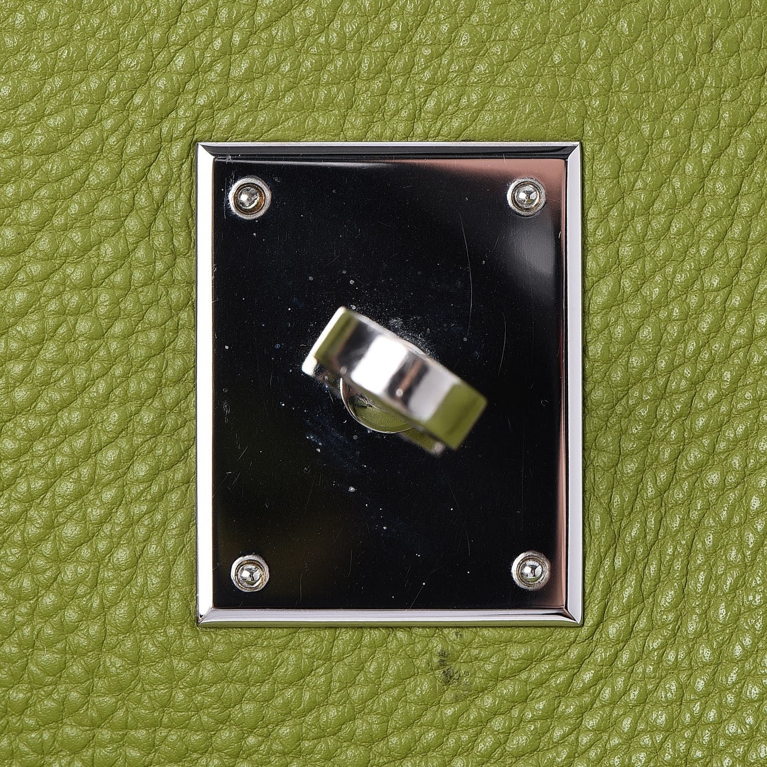 Hermes Taurillon Clemence Birkin 35 Vert Anis 15 of 41