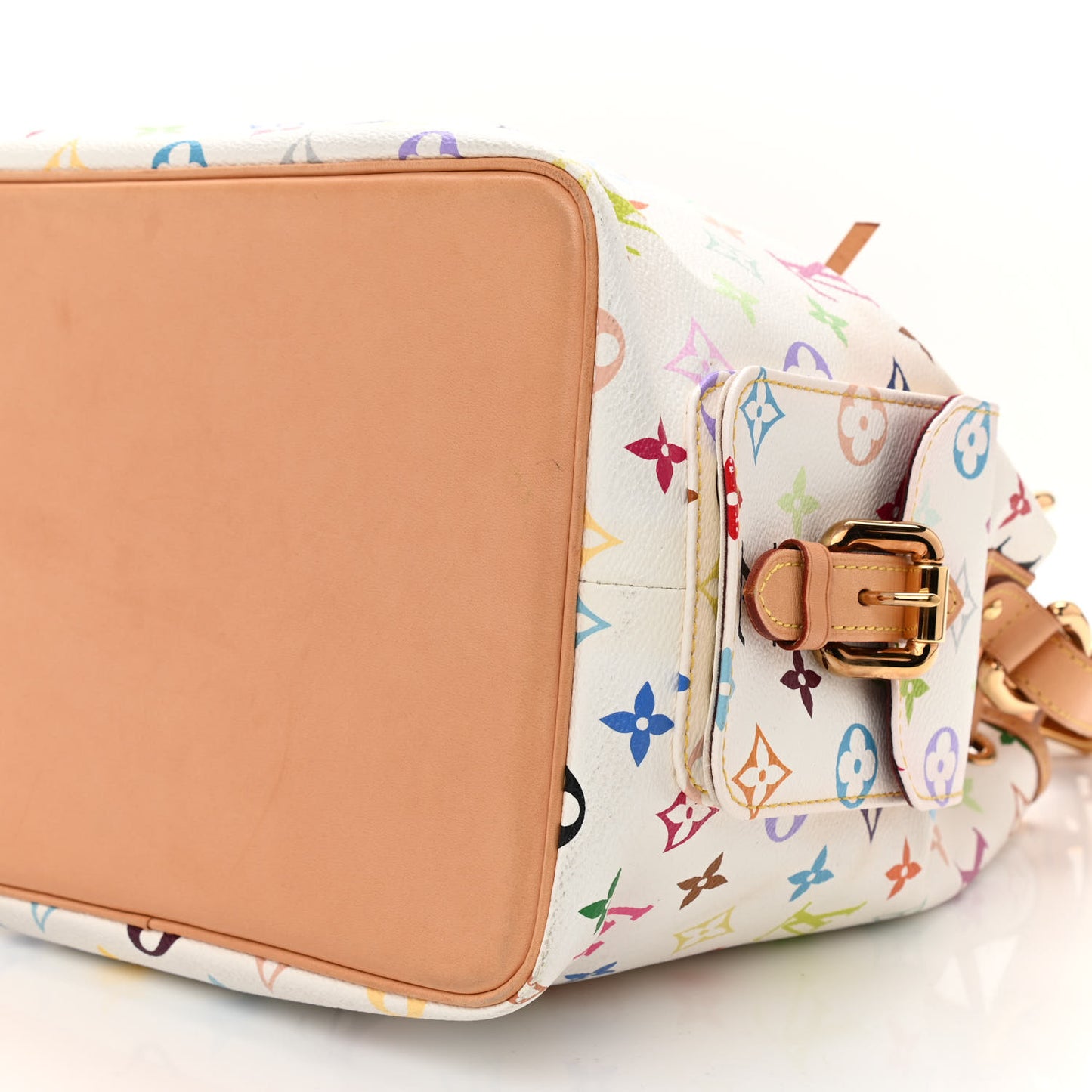 Monogram Multicolor Petit Noe White