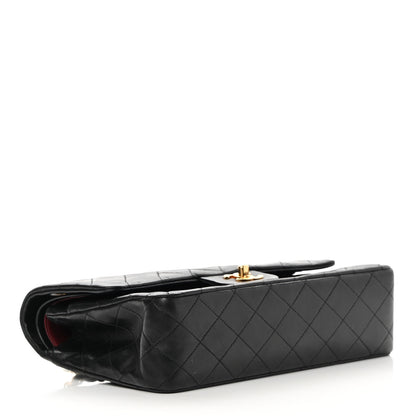 Chanel Lambskin Quilted Medium Double Flap Black 4 of 18