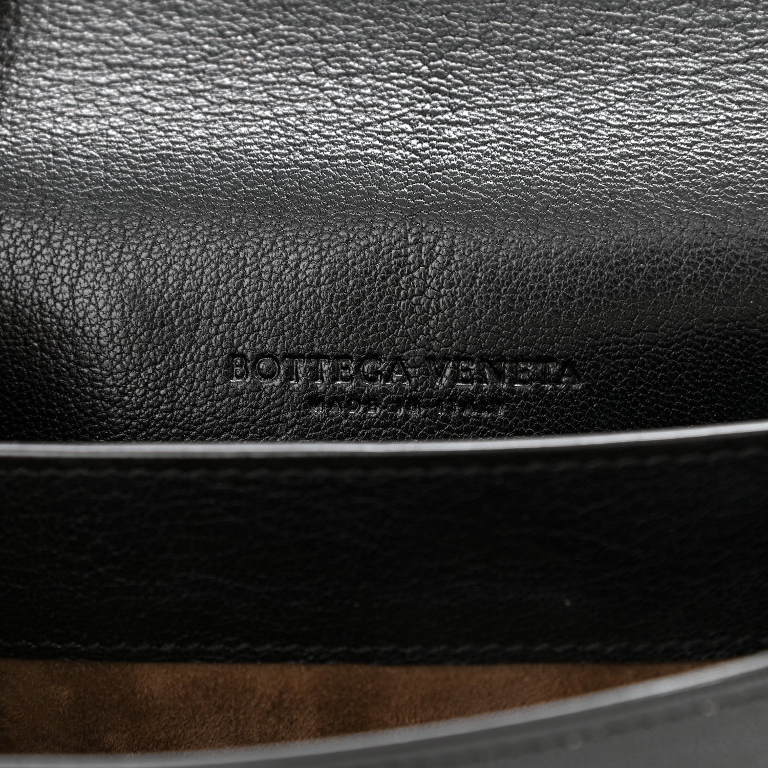 Bottega Veneta Goatskin Velvet Criss-Cross Ombre Montebello Chain Crossbody Black Multicolor 6 of 10