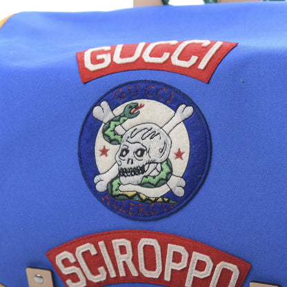 Gucci Canvas Childrens Sciroppo Patch Backpack Blue 9 of 11