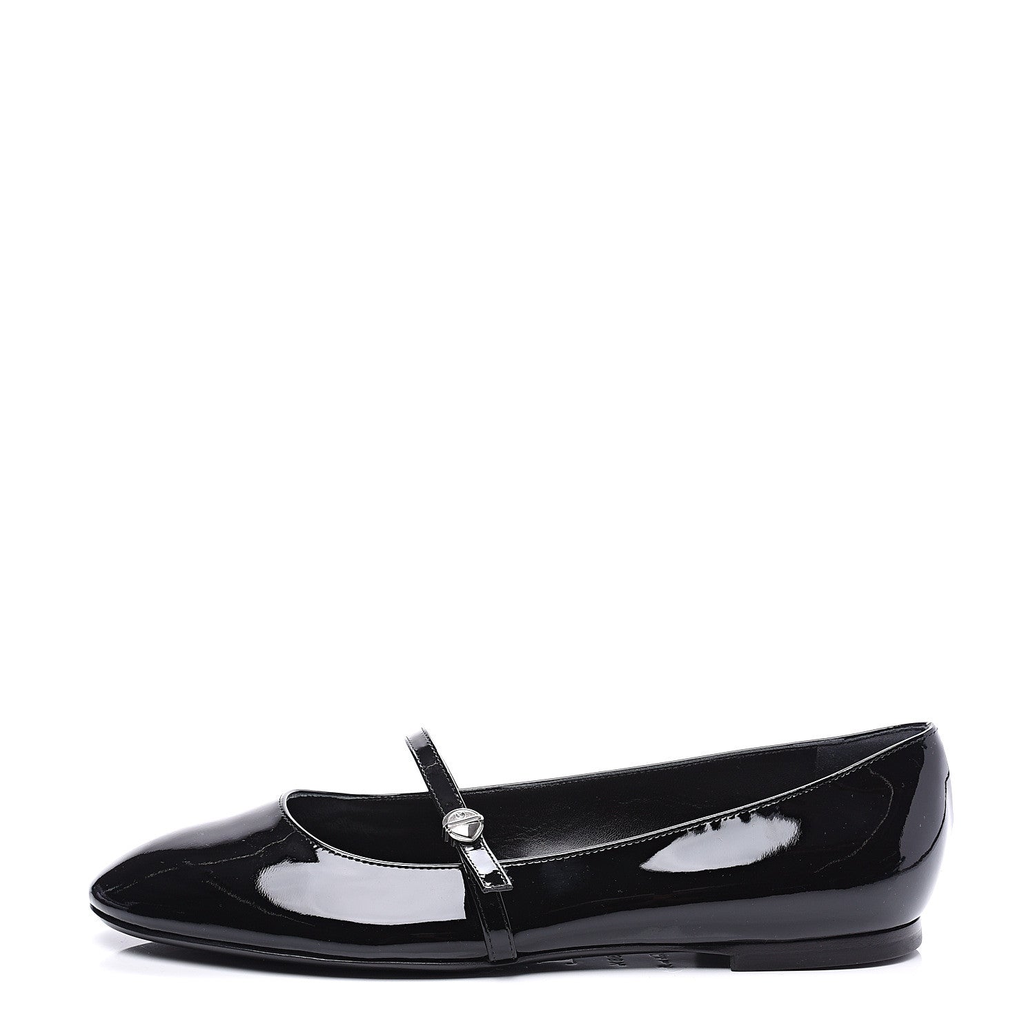Louis Vuitton Patent Uniformes Ballet Flats 38.5 Black 1 of 10