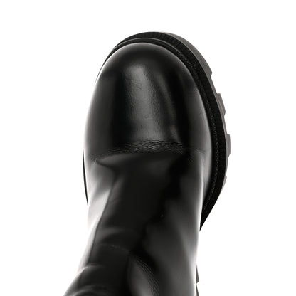 Gucci Calfskin Crystal GG Trip Chelsea Ankle Boots 36 Black 10 of 11
