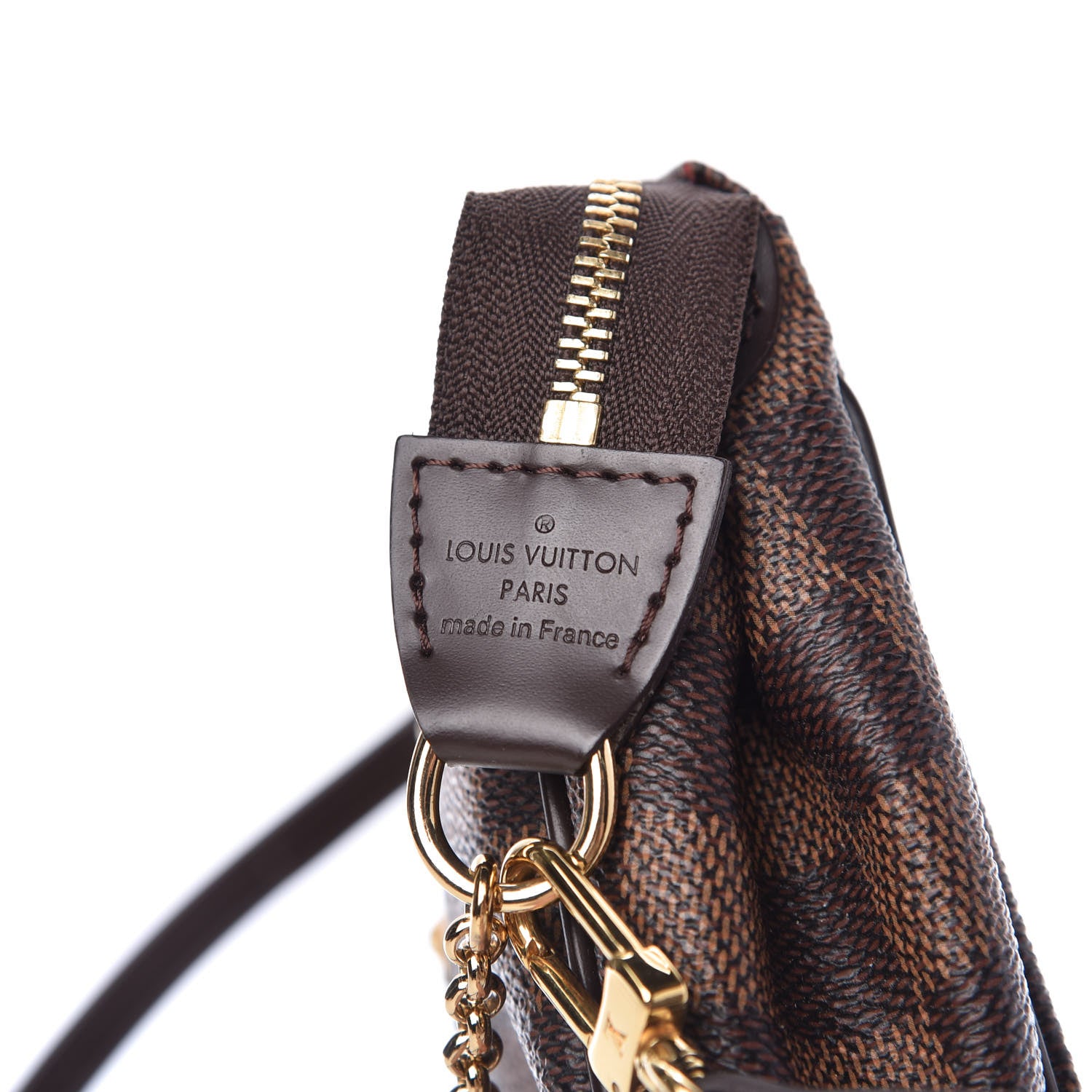 Louis Vuitton Damier Ebene Eva Clutch 8 of 10