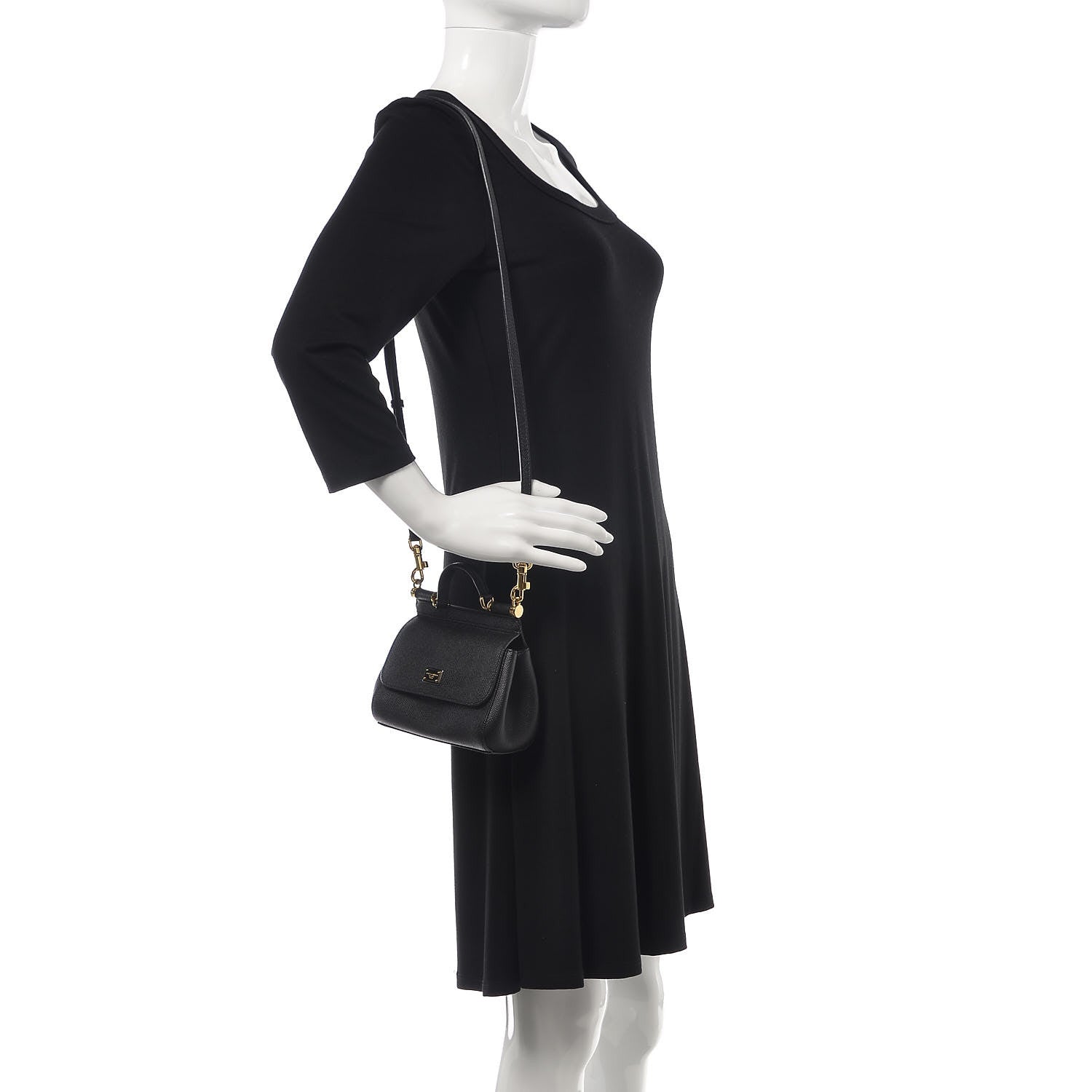 Dolce & Gabbana Dauphine Micro Miss Sicily Satchel Black 2 of 6