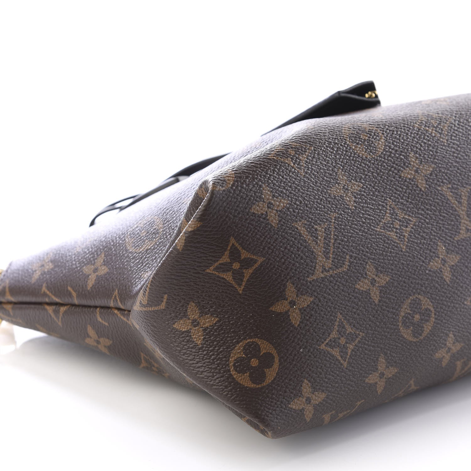 Louis Vuitton Monogram Flower Zipped Tote PM Black 5 of 9