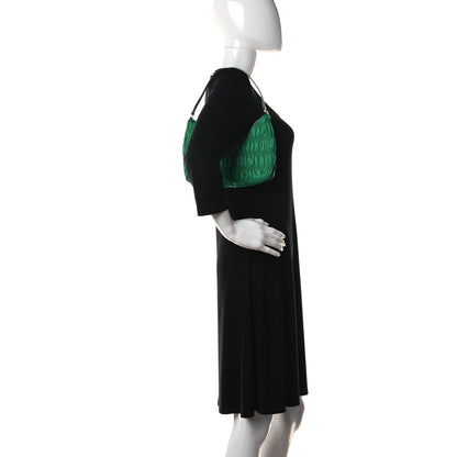 Prada Tessuto Nylon Gaufre Shoulder Bag Menta 2 of 9