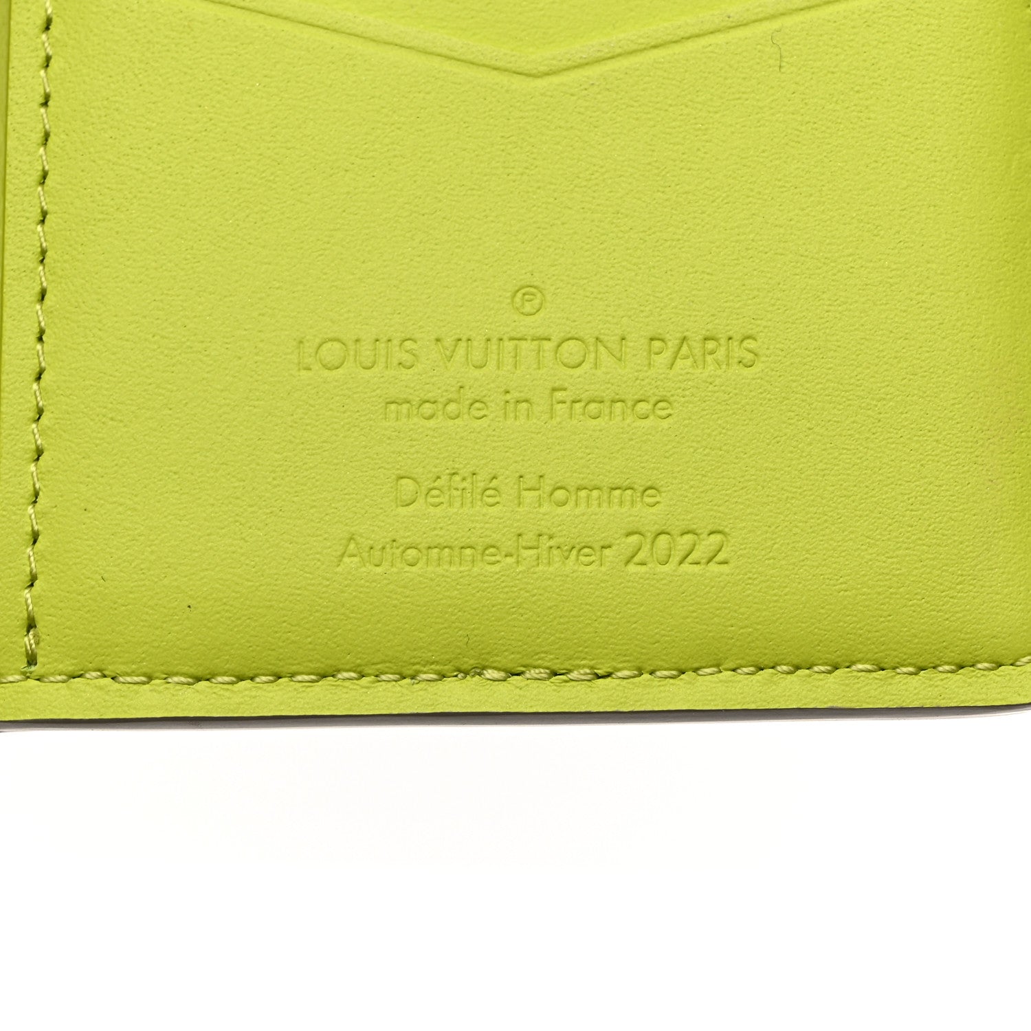 Louis Vuitton LOUIS VUITTON Taurillon Rock Climbing Pocket Organizer Chalk 6 of 6