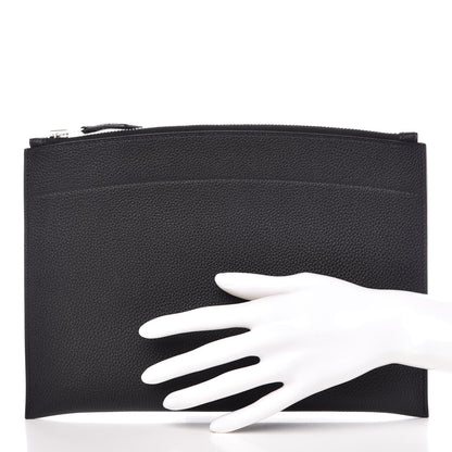 Hermes Togo Bazar Pouch Black 2 of 7