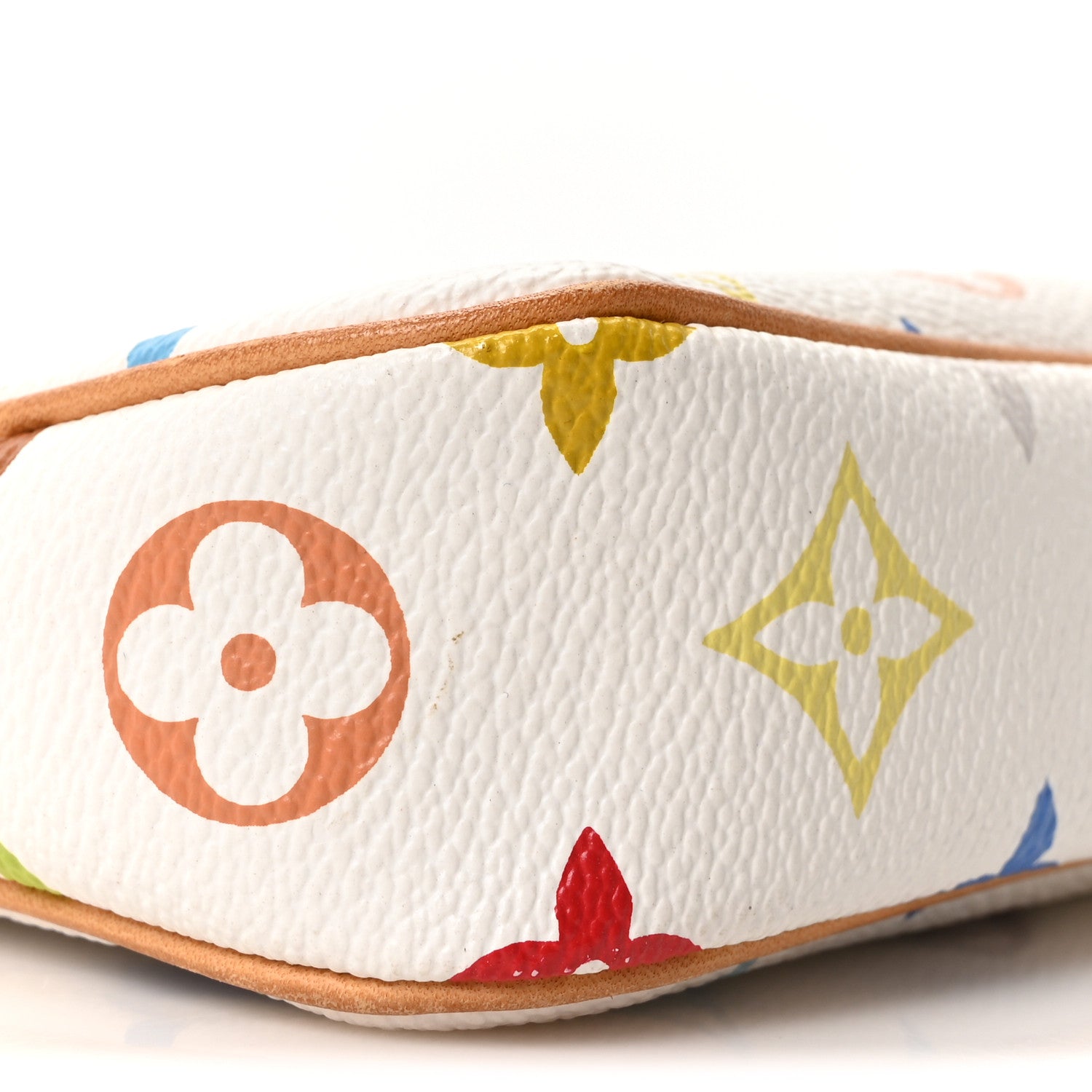 Louis Vuitton Monogram Multicolor Pochette Accessories White 8 of 9