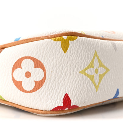 Louis Vuitton Monogram Multicolor Pochette Accessories White 8 of 9