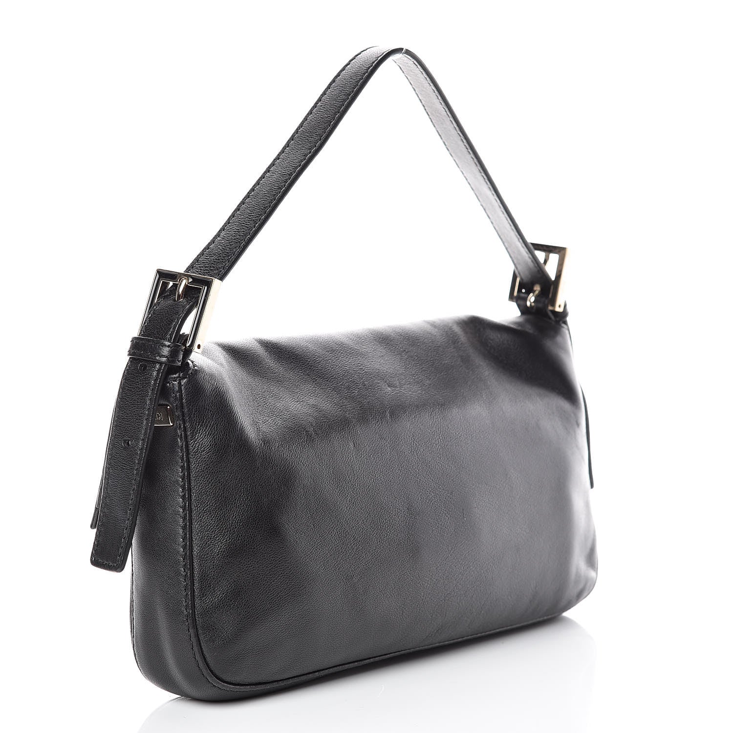 Fendi Calfskin Baguette Black 3 of 9