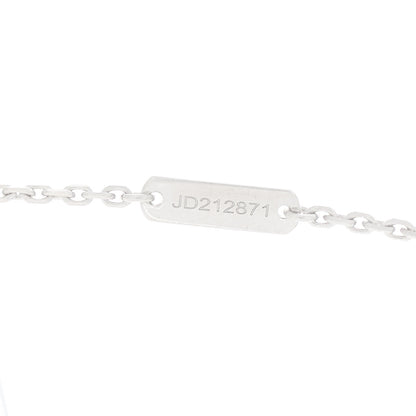 Van Cleef & Arpels 18K White Gold Mother of Pearl Vintage Alhambra Pendant Necklace 3 of 5