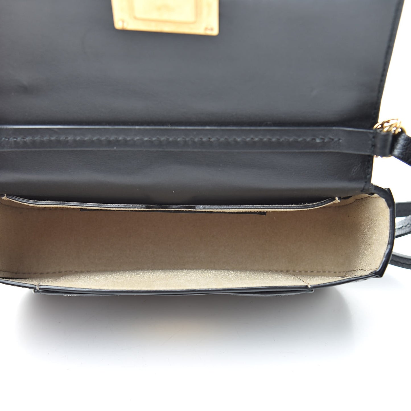 Goatskin Quilted GV3 Mini Pocket Convertible Bag Black