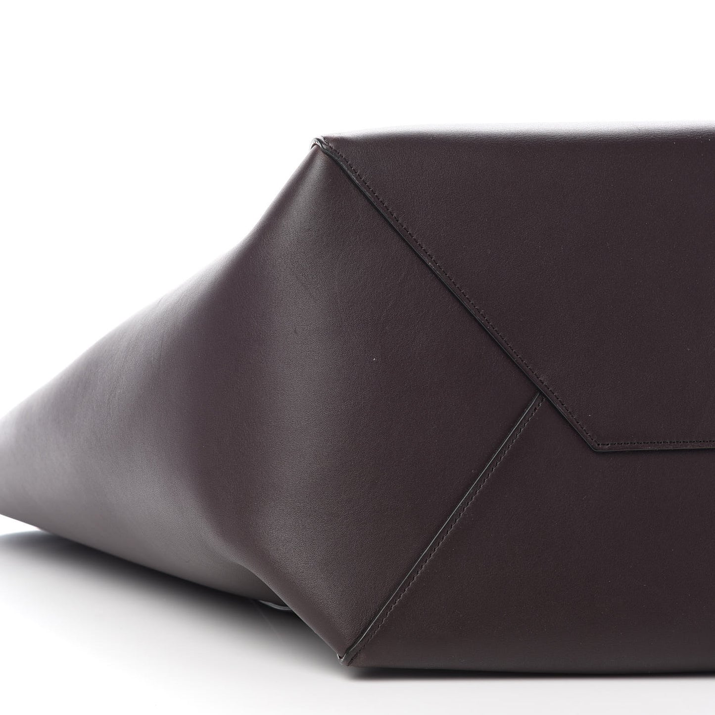 Smooth Calfskin Small Belt Cabas Phantom Dark Brown