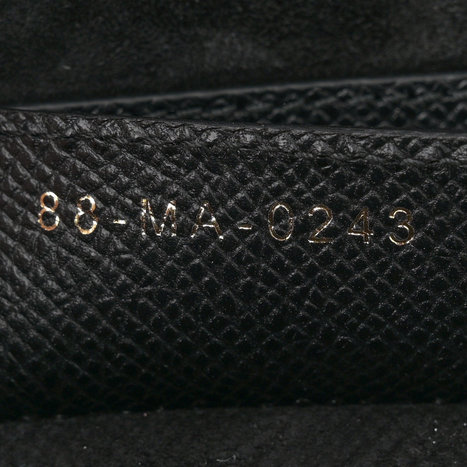 Christian Dior Grained Calfskin Saddle Bag With Strap Black 7 of 11