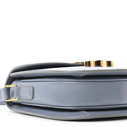 Celine Shiny Calfskin Teen Besace Blue Grey 8 of 9