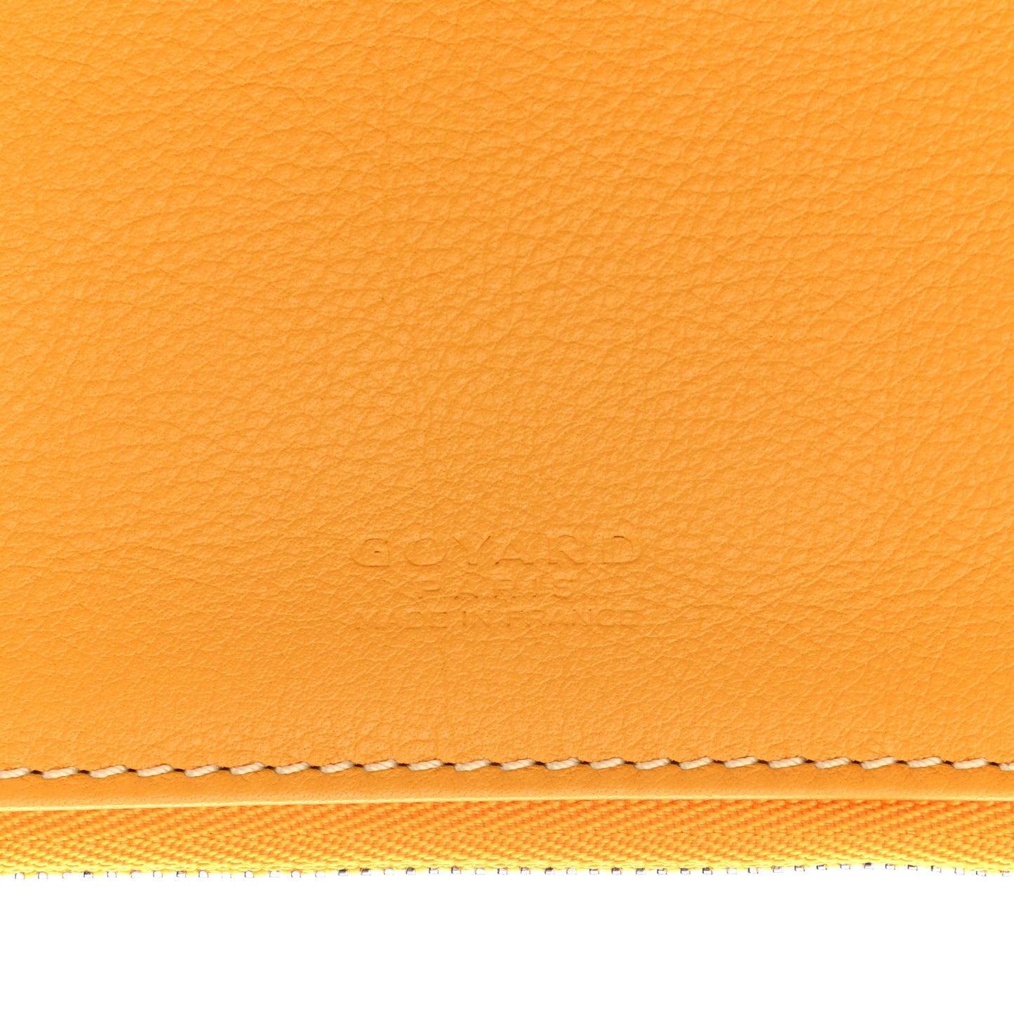 Goyardine Sainte Marie Soft Clutch Yellow