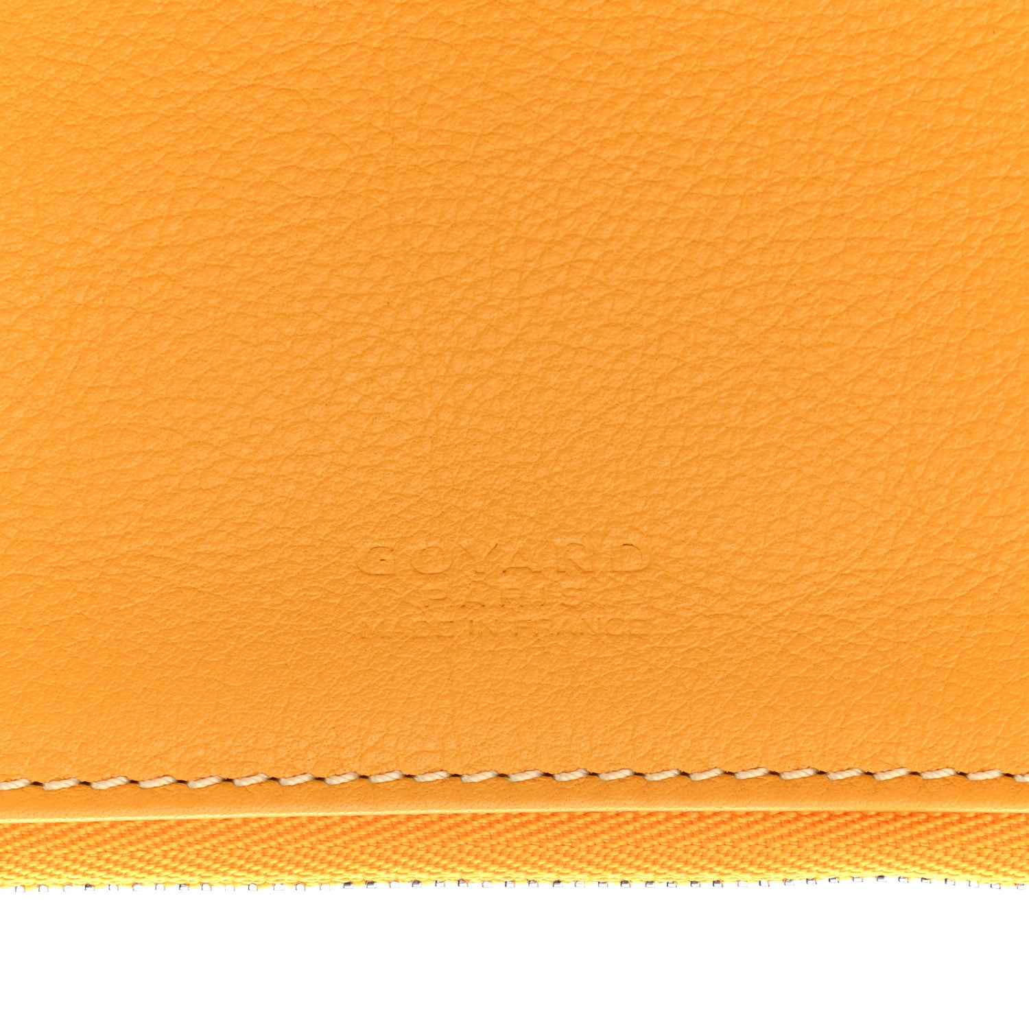 Goyard Goyardine Sainte Marie Soft Clutch Yellow 5 of 6