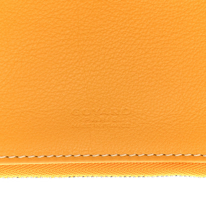 Goyard Goyardine Sainte Marie Soft Clutch Yellow 5 of 6