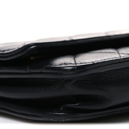 Chanel Lambskin Quilted Wallet On Chain WOC Black 10 of 11