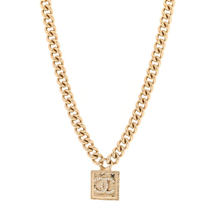 Chanel Metal Crystal CC Choker Gold 1 of 5
