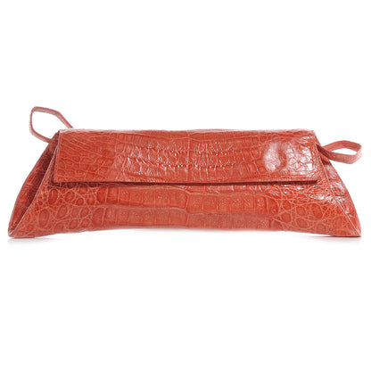 Nancy Gonzalez Crocodile Long Clutch Orange 1 of 7