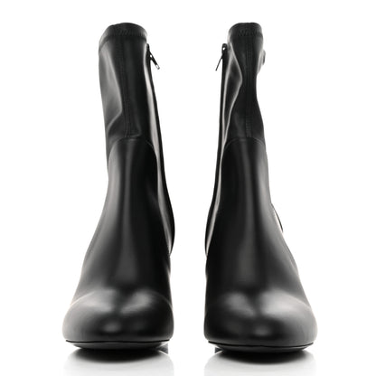 Louis Vuitton Calfskin Silhouette Ankle Boots 37.5 Black 2 of 8