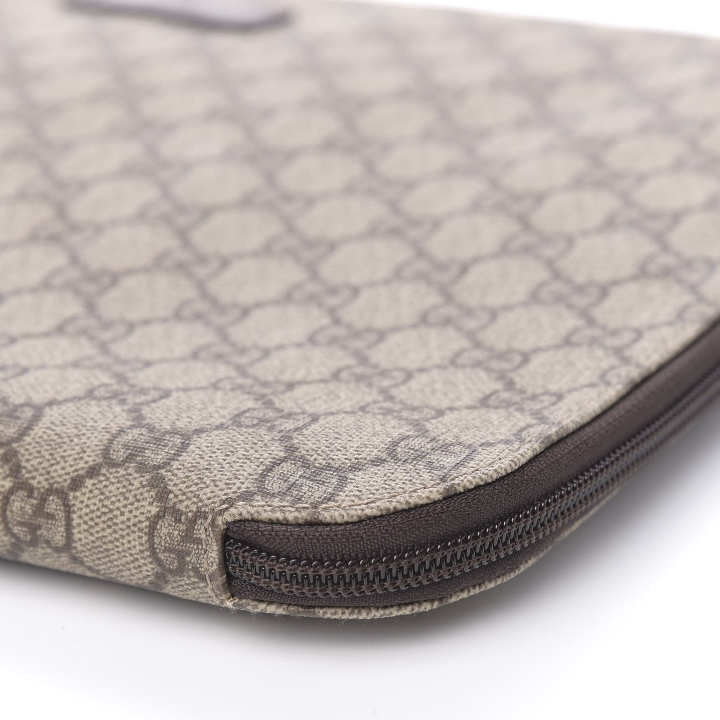 GG Plus Monogram Portfolio Brown