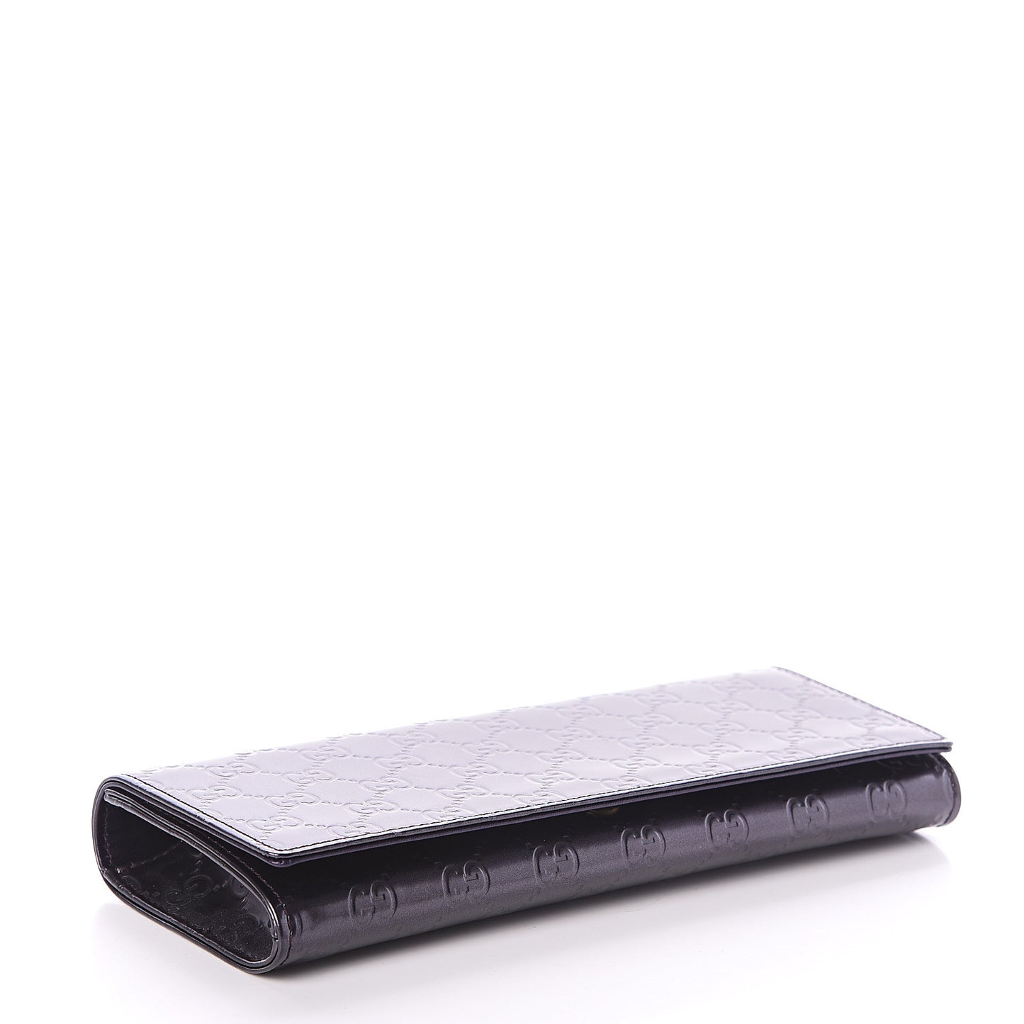 Guccissima Small Broadway Clutch Purple