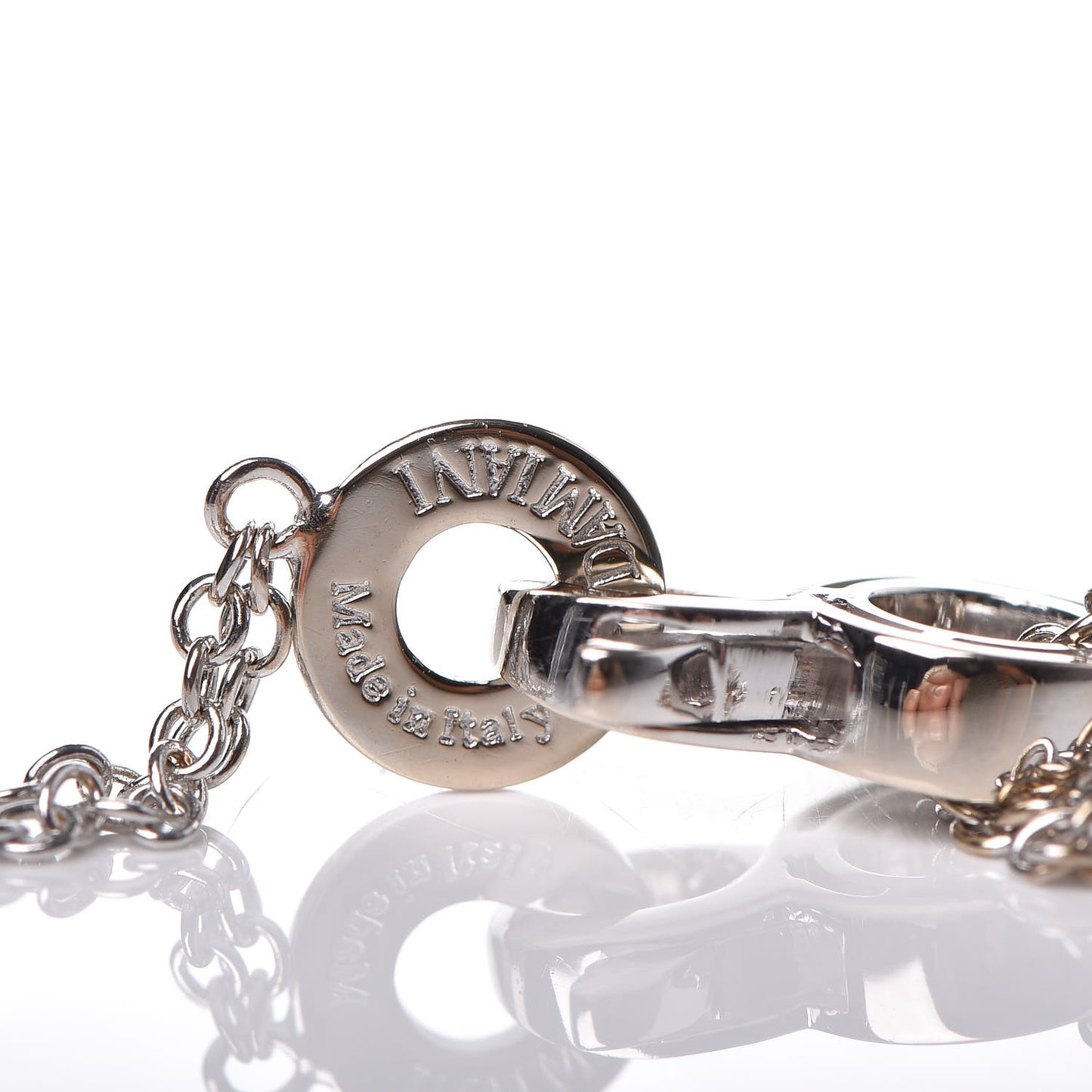 18K White Gold Diamond D.Side Lariat Necklace