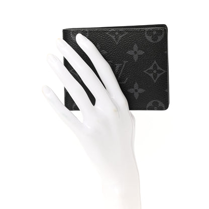 Louis Vuitton Monogram Eclipse Slender Wallet 2 of 10