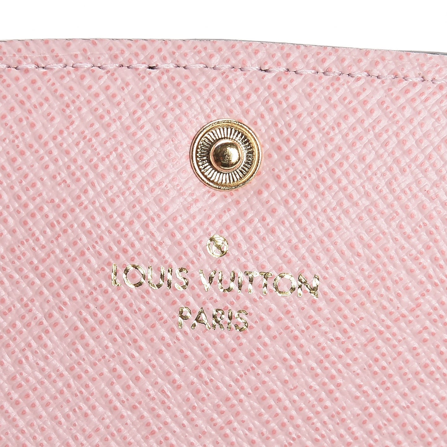 Monogram Emilie Wallet Rose Ballerine