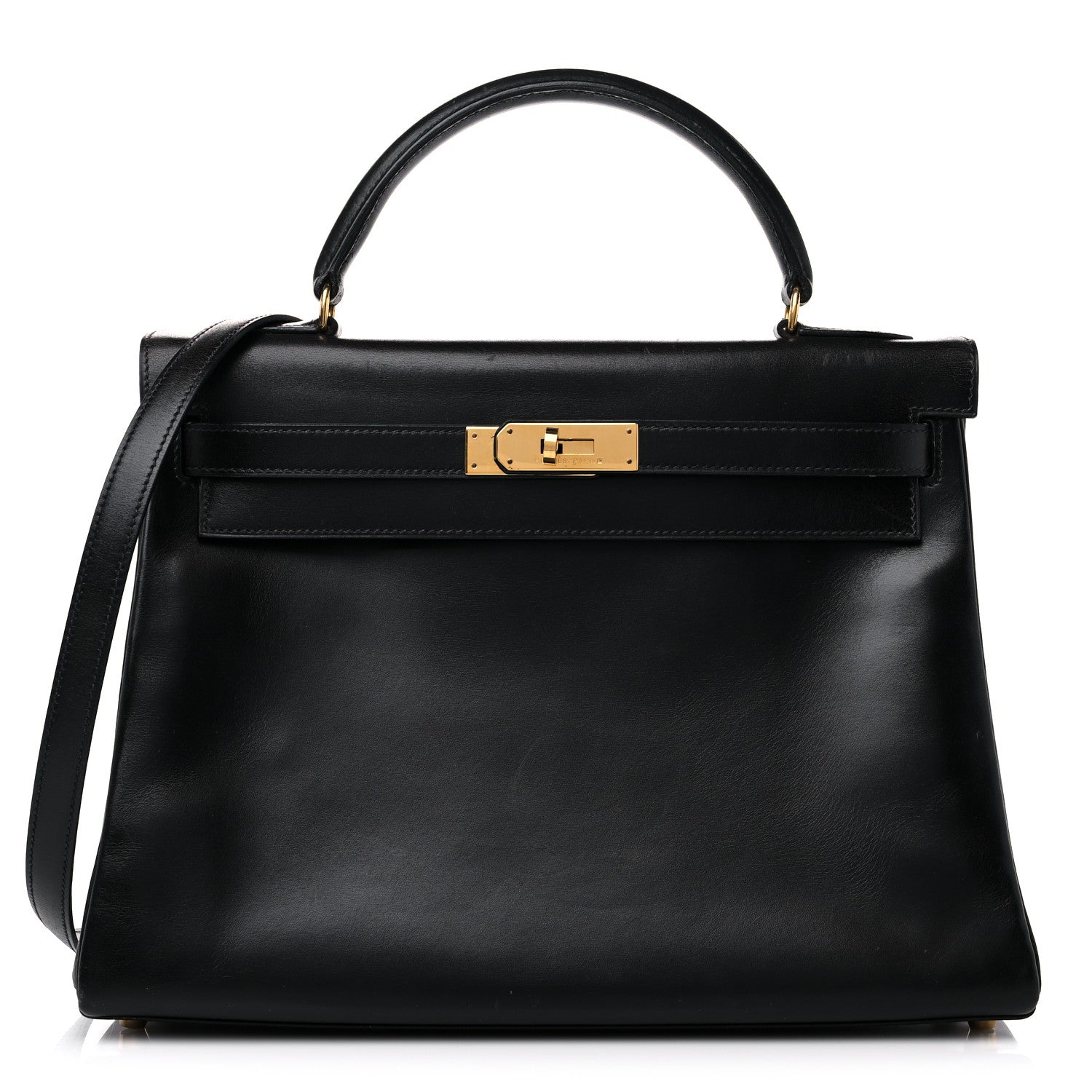 Hermes Box Kelly Retourne 32 Black 1 of 21