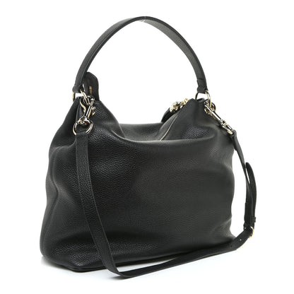 Gucci Pebbled Calfskin Large Soho Hobo Black 3 of 15