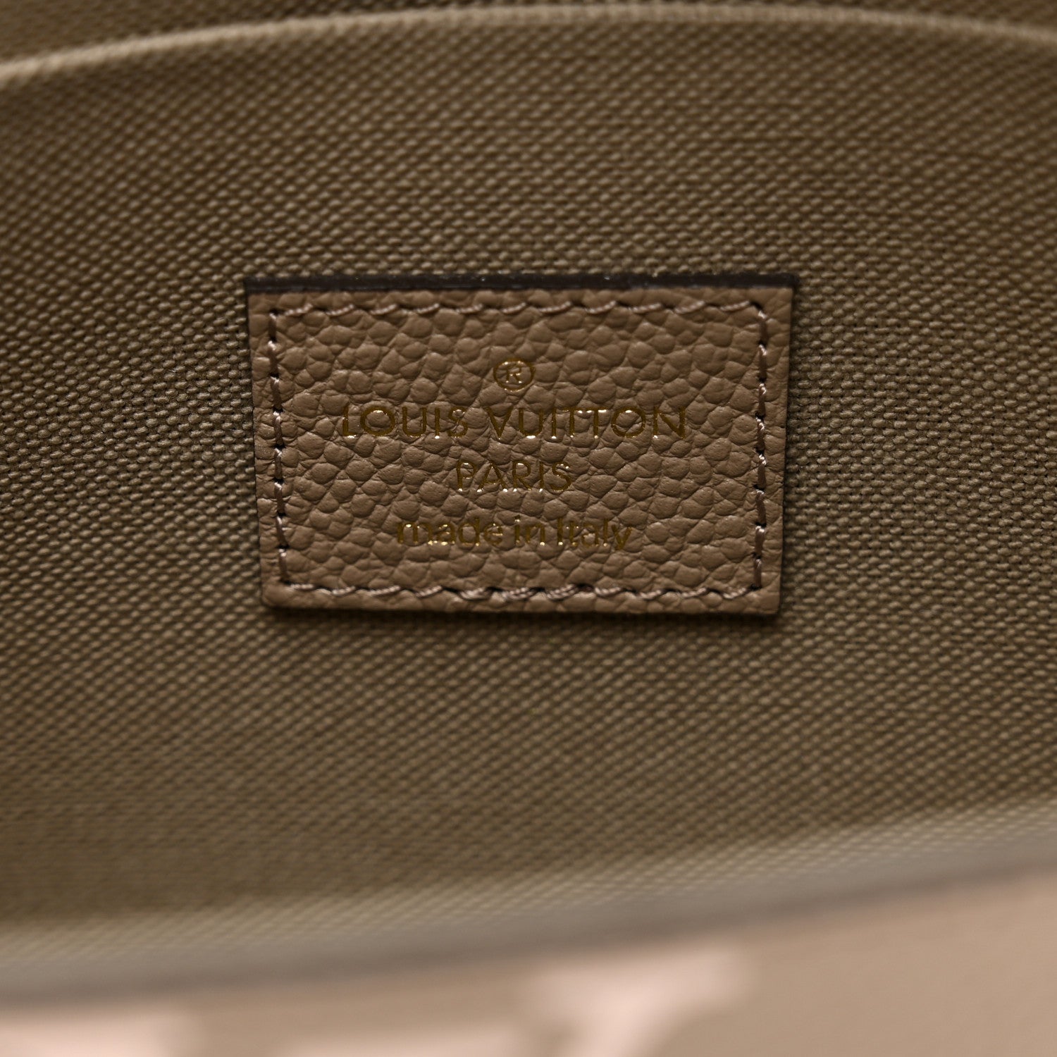 Louis Vuitton Empreinte Monogram Giant Felicie Pochette Tourterelle Creme 8 of 11