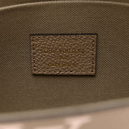 Louis Vuitton Empreinte Monogram Giant Felicie Pochette Tourterelle Creme 8 of 11