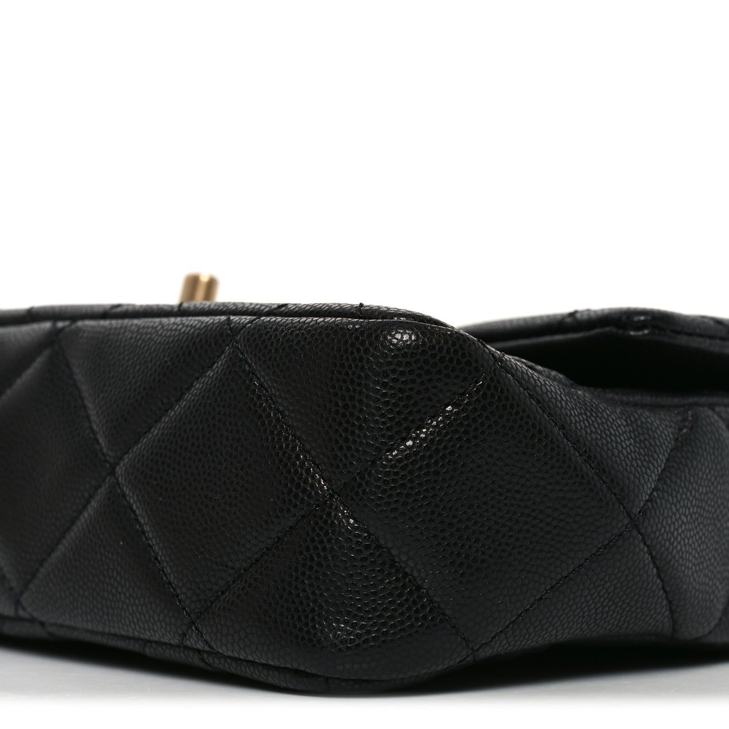 Chanel Caviar Quilted Chain Messenger Flap Bag Black 10 of 11