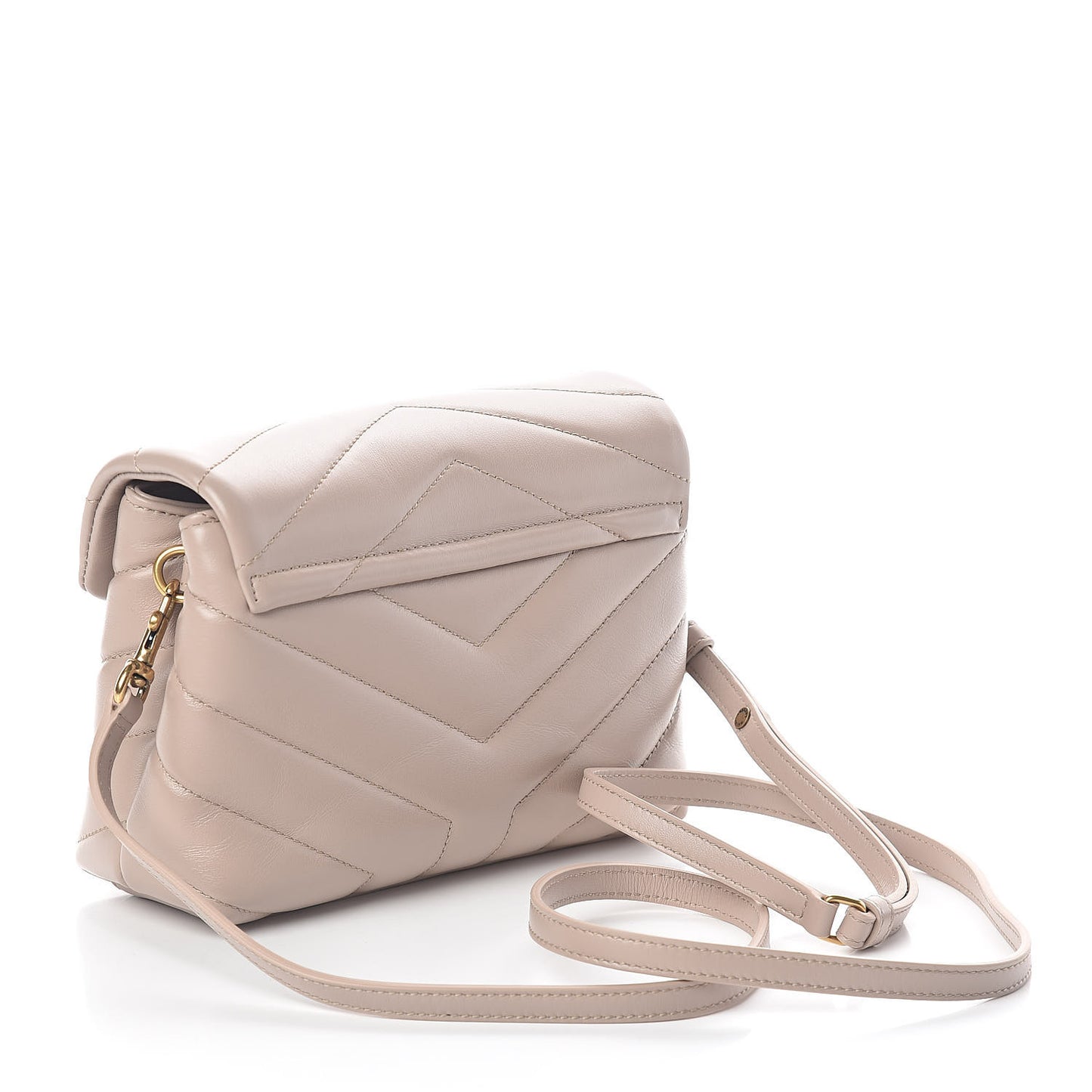 Calfskin Y Quilted Monogram Toy Loulou Crossbody Bag Marble Pink