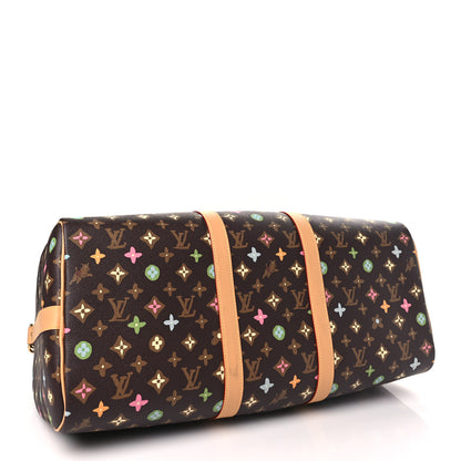 Louis Vuitton Monogram Craggy Keepall Bandouliere 50 Chocolate 3 of 8