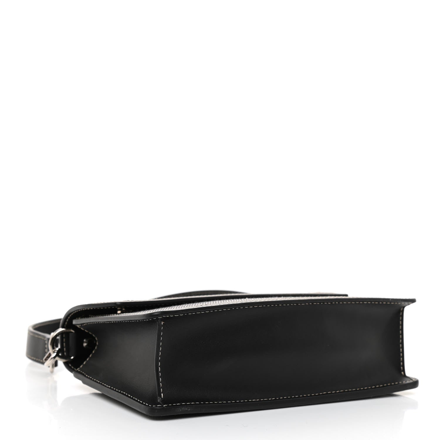 Burberry Cotton Canvas Horseferry Print Crossbody Black 4 of 10