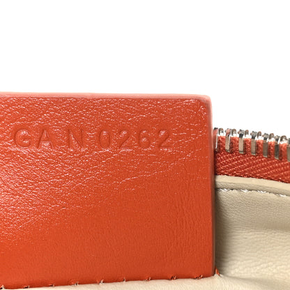 Givenchy Smooth Calfskin Mini Moon Cut Out Shoulder Bag Orange 6 of 9